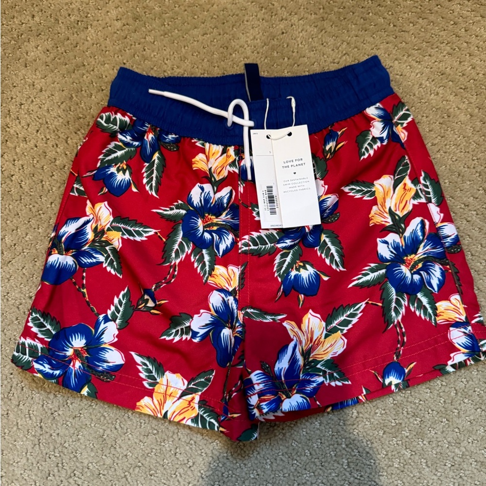Janie & Jack Boys Size 5 Swim Trunks